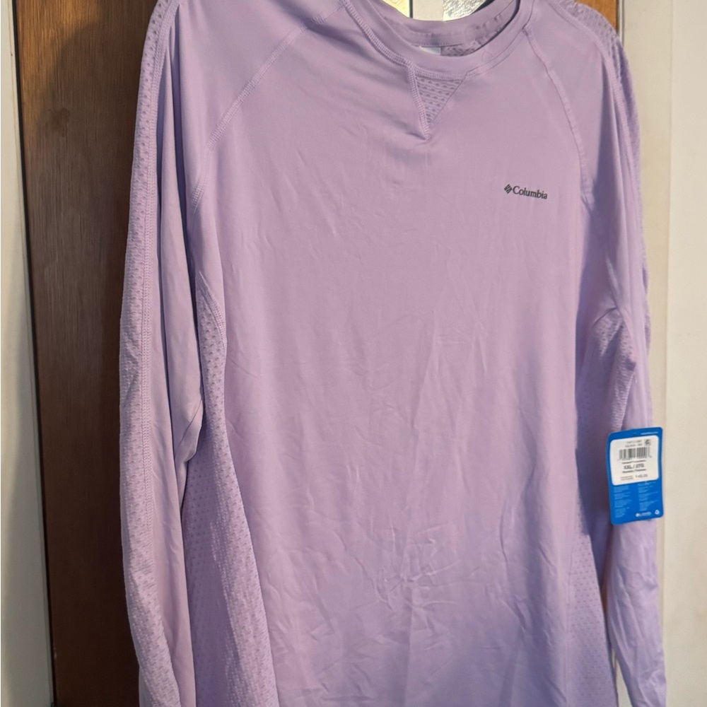 *3/$25* Columbia Activewear Light Purple Long Sleeve Shirt